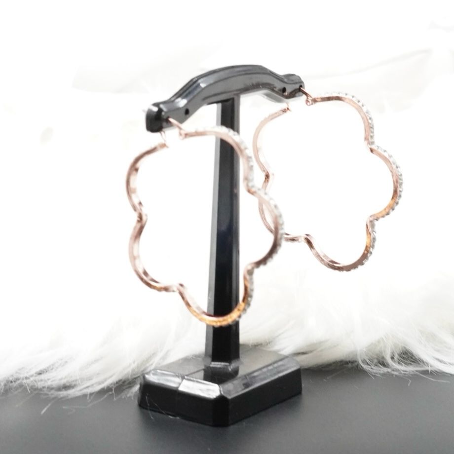 Miniatura 2 de CANDONGA TREBOL ROSA PIEDRA-BLANCA